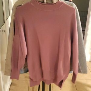 Abercrombie mock neck tunic sweater